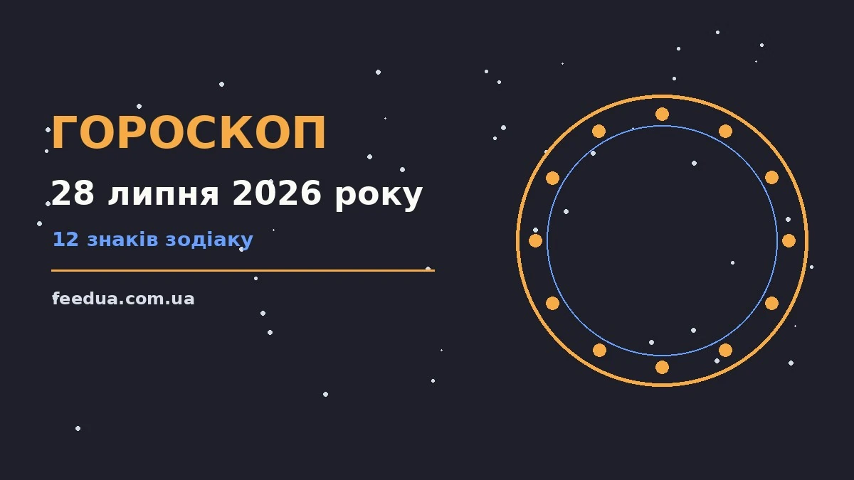 Зодіакальний календар на 28 липня 2026 року з нотатками та планувальником
