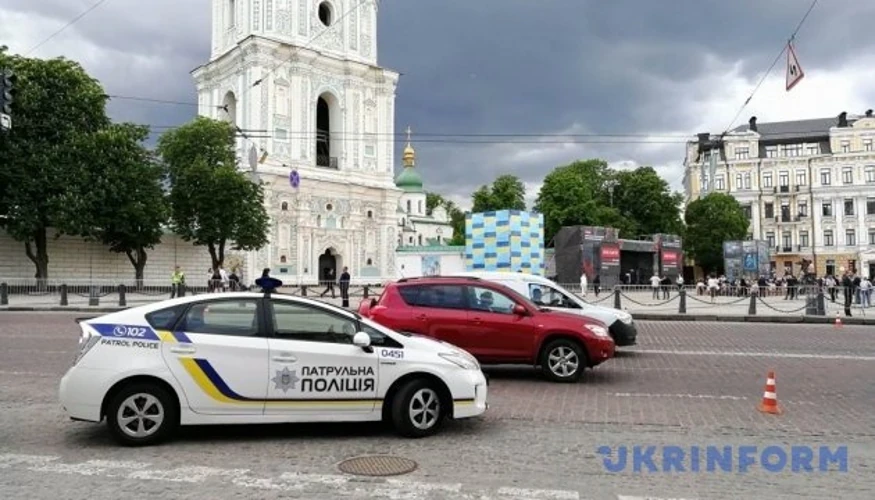 тимчасові обмеження дорожнього руху у центральній частині Києва 23 липня