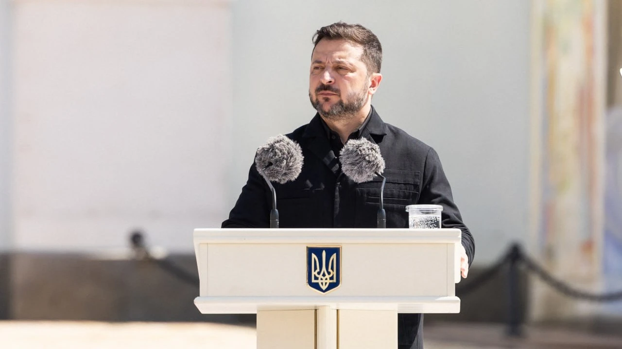 Президент України Володимир Зеленський під час вечірнього звернення 11 серпня 2026 року