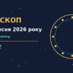 Чашка кави поряд із відкритим щоденником, на сторінці число 26 і намальовані сузір’я