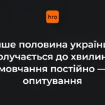 Українці під час загальнонаціональної хвилини мовчання