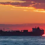 Танкер Sea Owl 1 на якорі біля Треллеборга (Швеція)